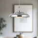 Palmetto Pendant Ceiling Light in Polished Nickel