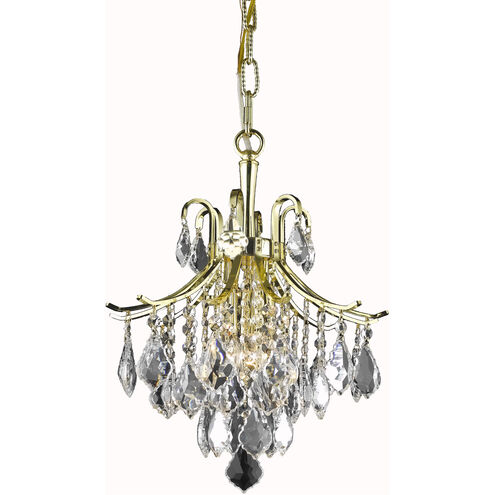 Amelia 3 Light 12 inch Gold Pendant Ceiling Light