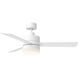 Era 44 LED 44 inch Matte White Indoor/Outdoor Ceiling Fan