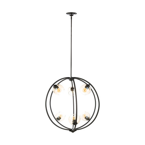 Fenner 6 Light 32 inch Black Pendant Ceiling Light