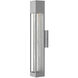 Vapor LED 21 inch Titanium Outdoor Wall Mount Lantern, Medium