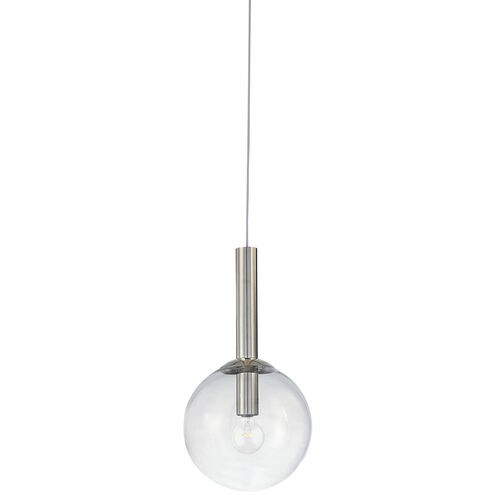 Bubbles 1 Light 12 inch Polished Nickel Pendant Ceiling Light