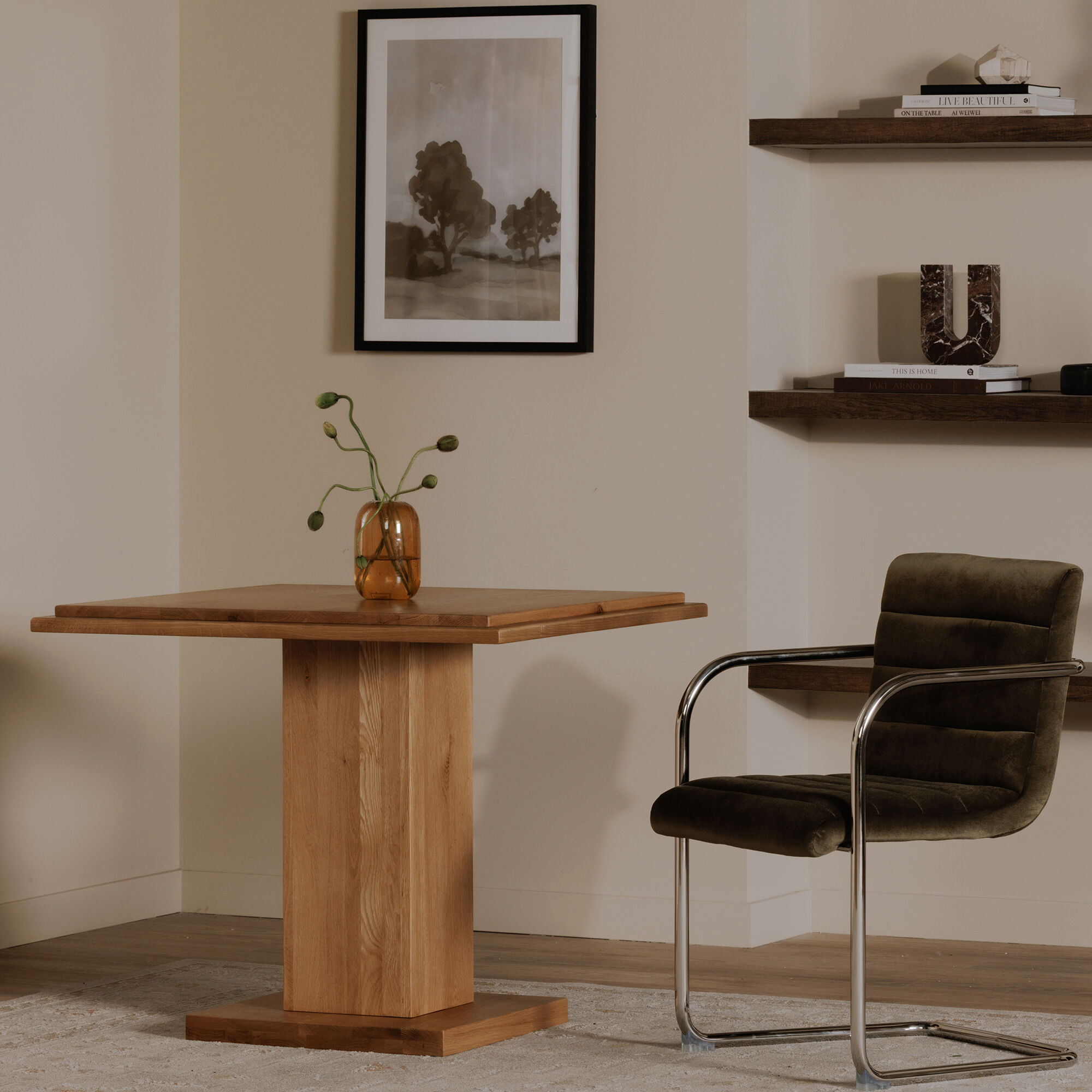 Ash Multicolor Framed Print