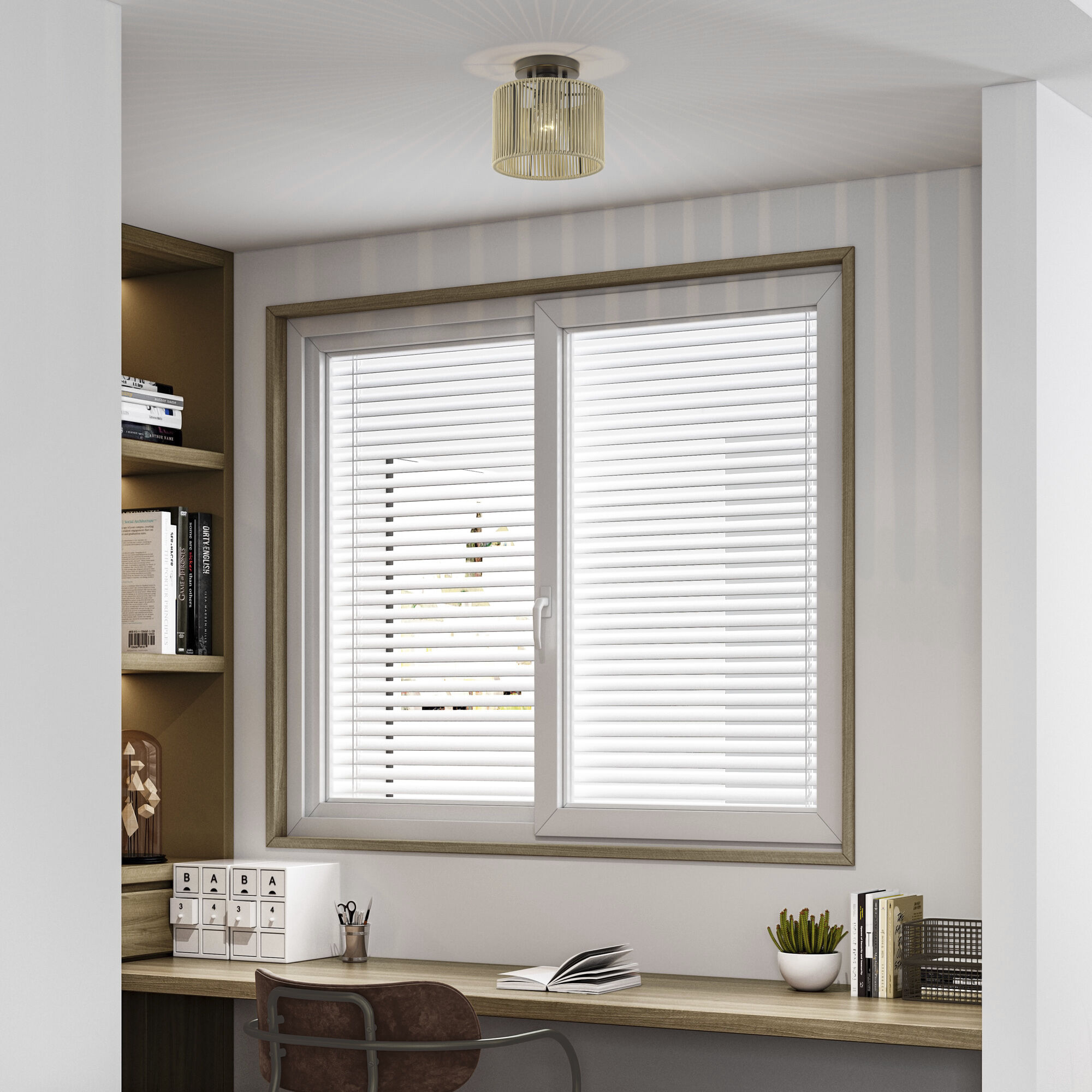 Acordia 1 Light 8.5 inch English Bronze Semi Flush Mount Ceiling Light, Small