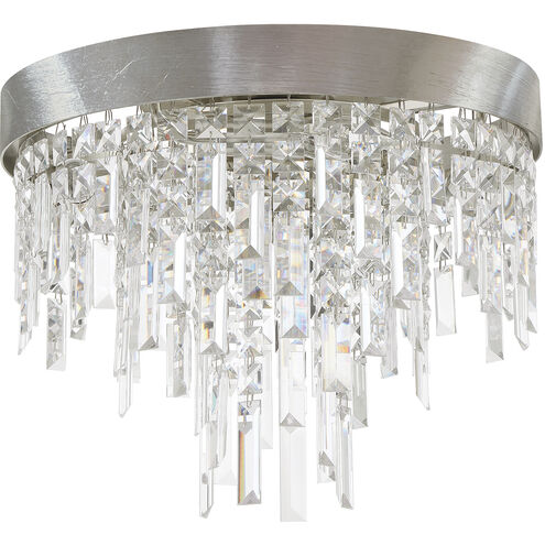 Winfield 4 Light 16 inch Antique Silver Flush Mount Ceiling Light