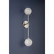 Andrews LED 4.75 inch Polished Nickel Wall Sconce Wall Light