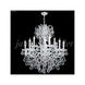 Vienna 12 Light 30 inch Silver Crystal Chandelier Ceiling Light