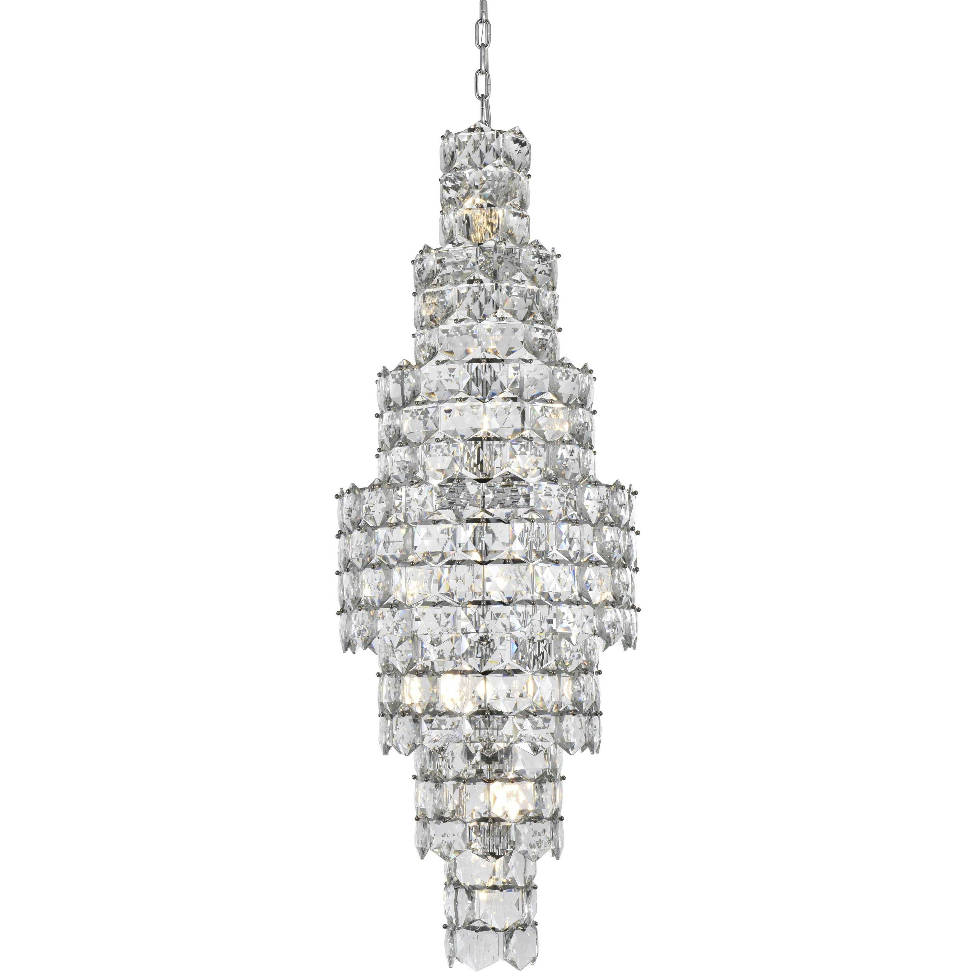 Adaline 26 Light 24 inch Chrome Chandelier Ceiling Light