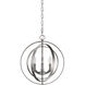 Equinox 4 Light 16 inch Burnished Silver Foyer Pendant Ceiling Light