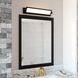 Fremont LED 27 inch Matte Black Bathroom Vanity Wall Light, Rotating Light