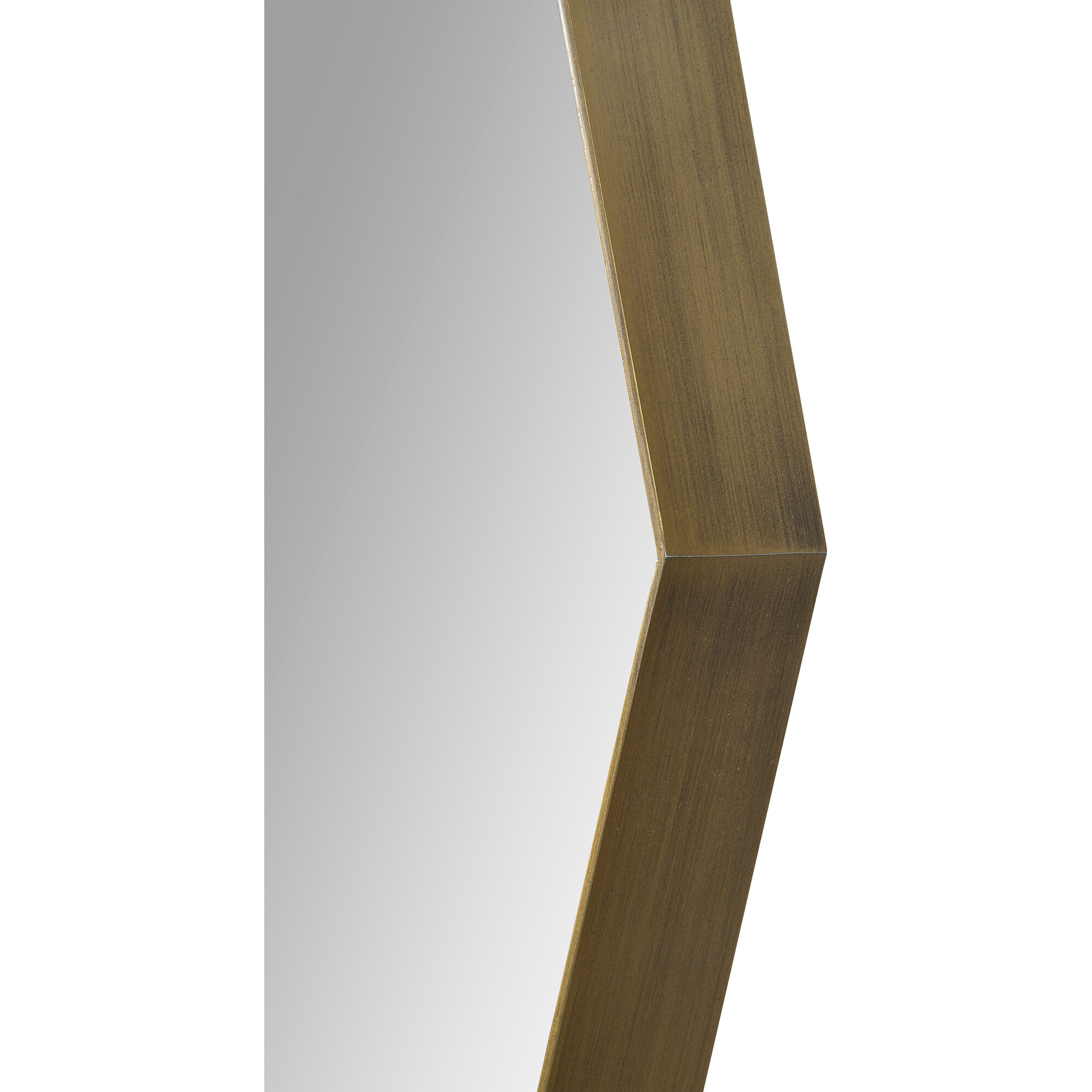 Cruz 40 X 40 inch Antique Brass Wall Mirror