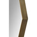 Cruz 40 X 40 inch Antique Brass Wall Mirror