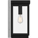 Ezra 1 Light 15 inch Earth Black Outdoor Wall Lantern