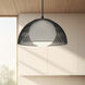 Alora Mood Haven Pendant Ceiling Light in Matte Black