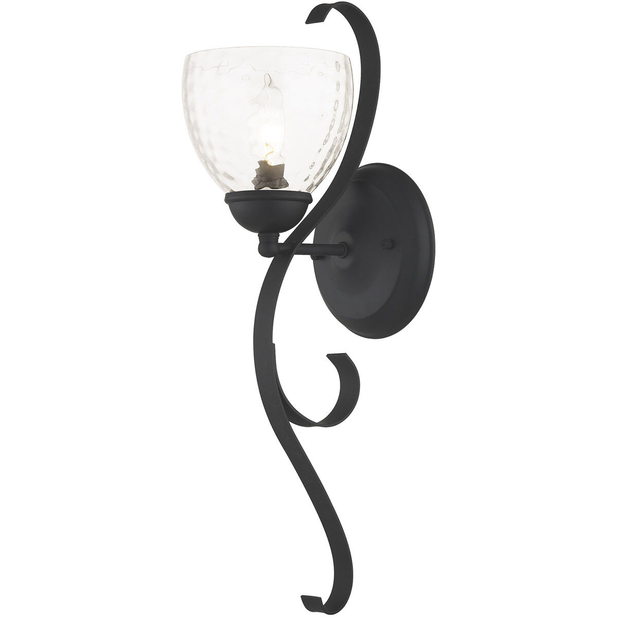 Brookside 1 Light 6 inch Black Wall Sconce Wall Light