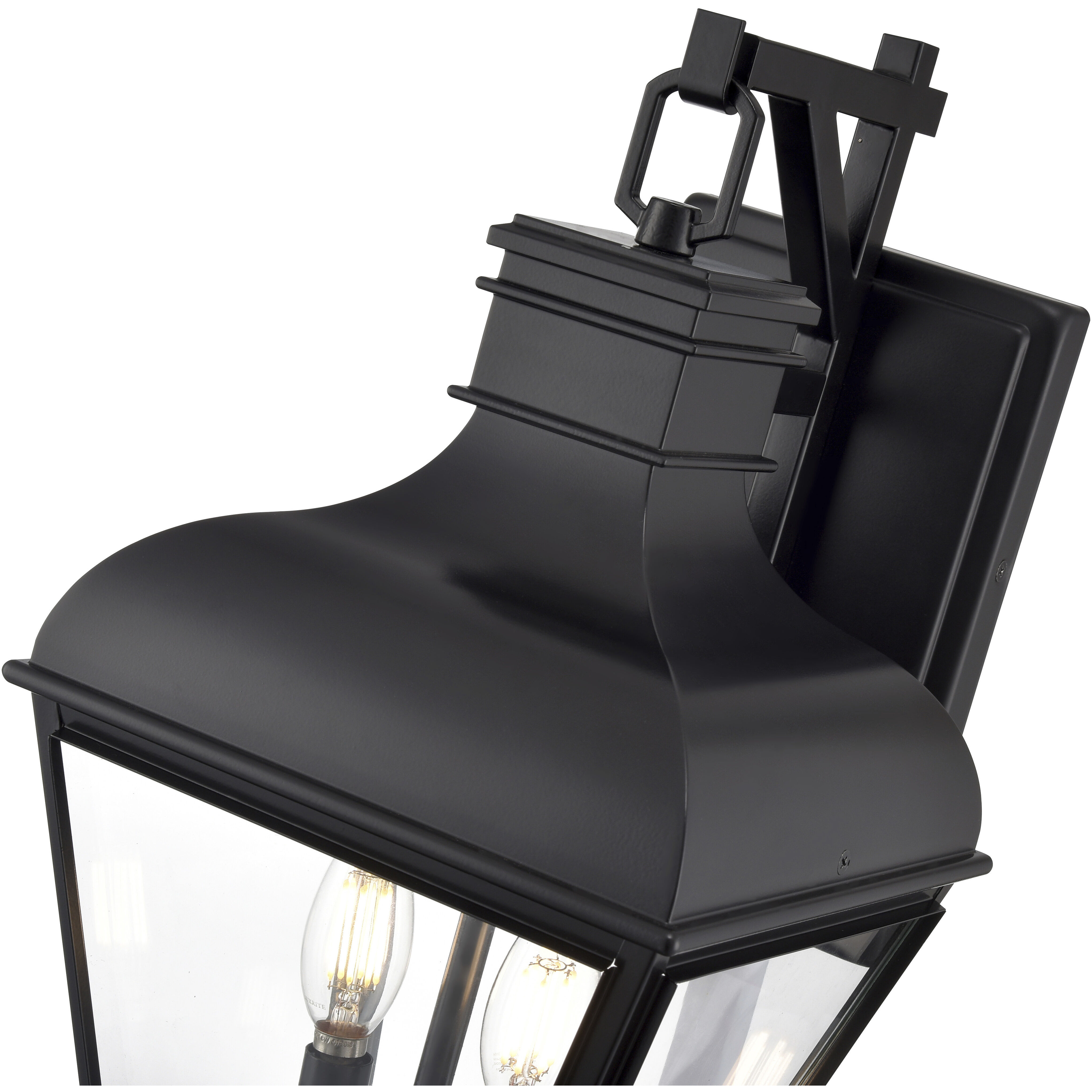 Edenton 2 Light 17.75 inch Matte Black Outdoor Wall Sconce