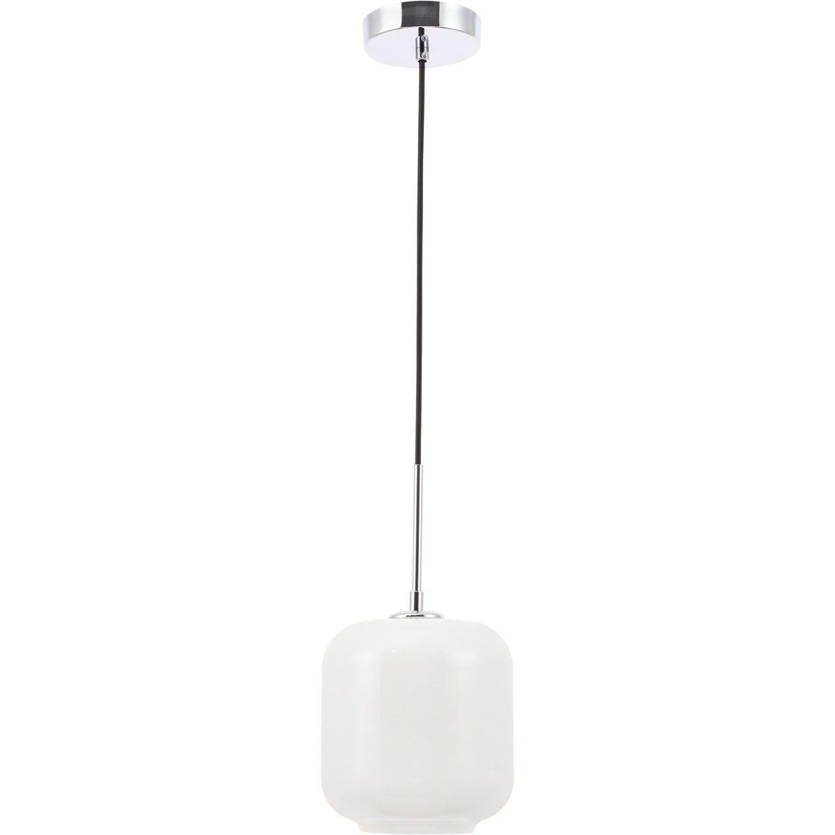 Collier 1 Light 7.3 inch Chrome Pendant Ceiling Light