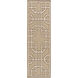 Alameda 96 X 30 inch Dark Brown, Olive, Beige Rug