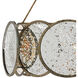 Oliveri 6 Light 34 inch Pyrite Bronze Chandelier Ceiling Light
