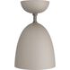 Wade 1 Light 8.5 inch Taupe Flush Mount Ceiling Light