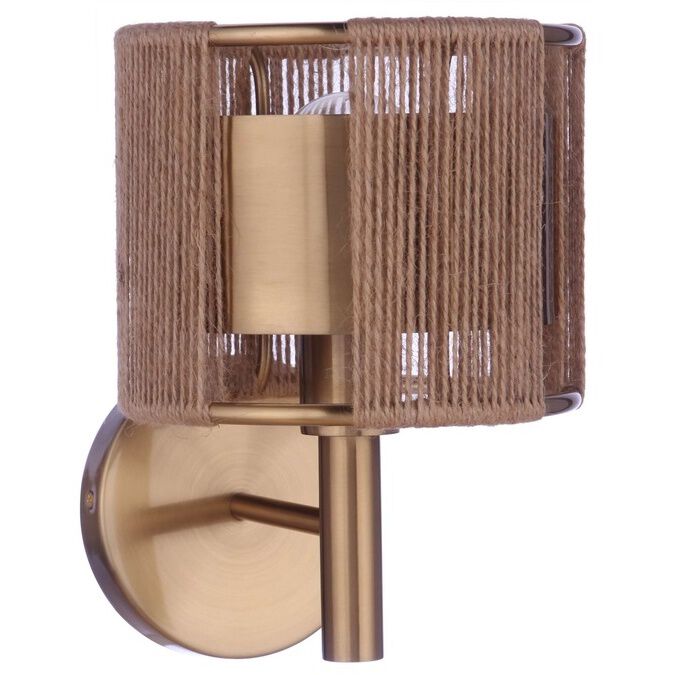 Kensey 1 Light 7.13 inch Satin Brass Wall Sconce Wall Light