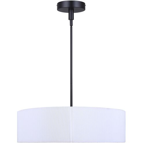 Carmynn LED 22.25 inch Black Chandelier Ceiling Light