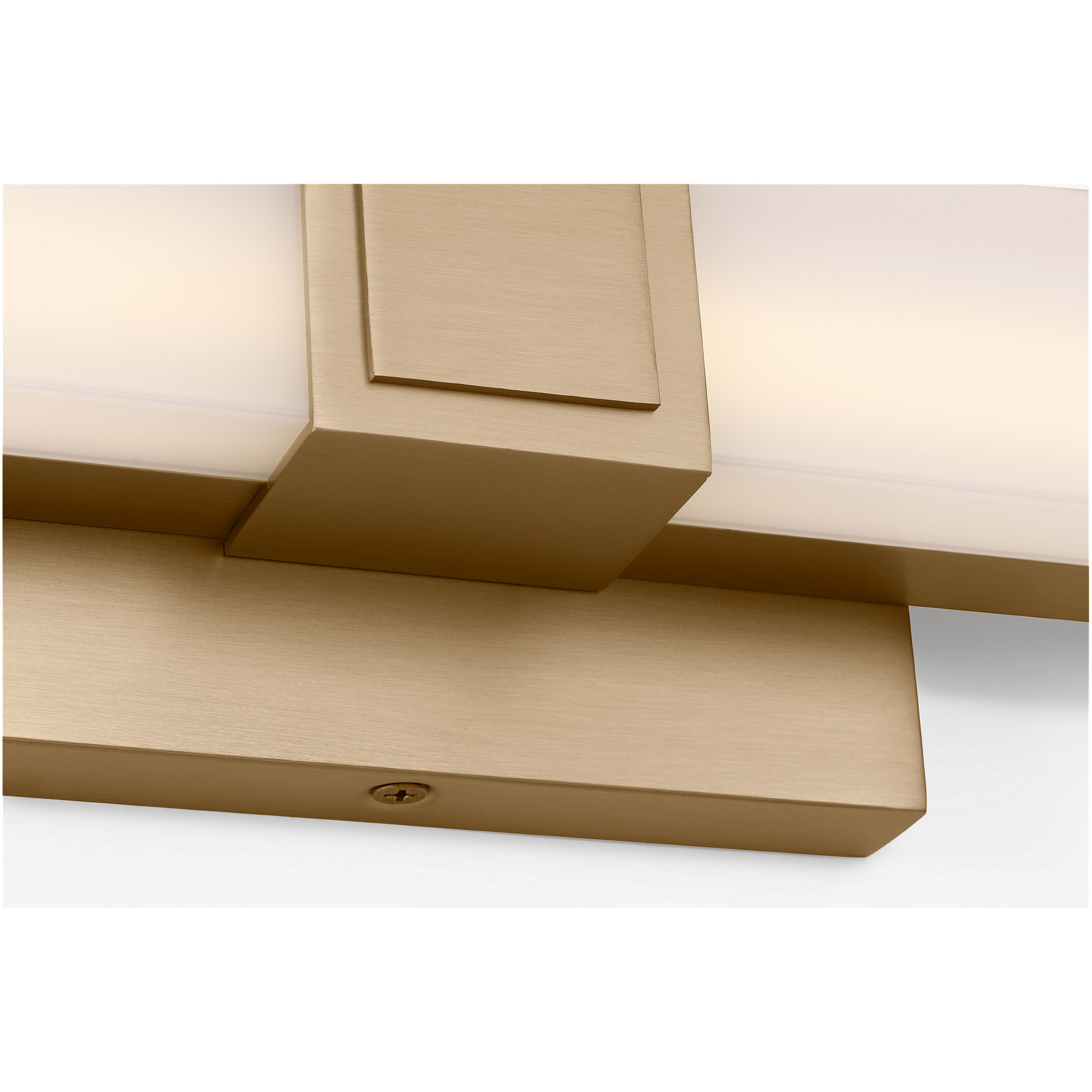 Fentress LED 36 inch Satin Brass Vanity Light Wall Light