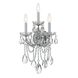Maria Theresa 3 Light 11 inch Polished Chrome Sconce Wall Light in Clear Spectra