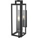 Jairo 1 Light 16.5 inch Black Outdoor Wall Sconce