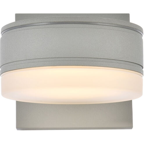 Raine Outdoor Wall Light in Silver