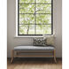 Melanie Blonde Ash Wood and Greenlight Powder Bench