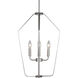 Kennan 4 Light 15.5 inch Brushed Nickel Chandelier Ceiling Light