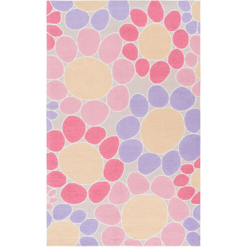 Peek-A-Boo 60 X 36 inch Pink and Pink Area Rug, Poly Acrylic