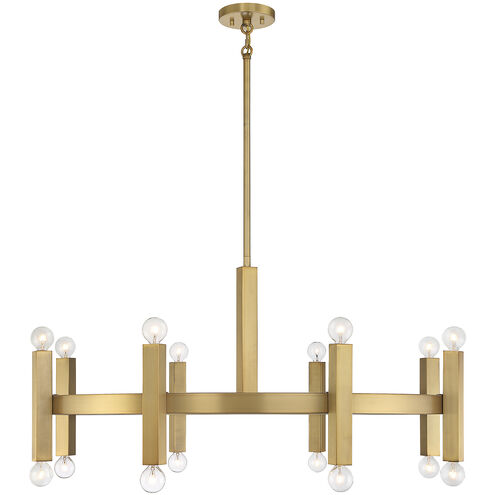 Contemporary 16 Light 40.50 inch Chandelier