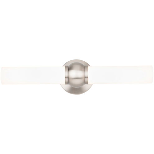 Juliet LED 20 inch Brushed Nickel Bath Vanity & Wall Light, dweLED