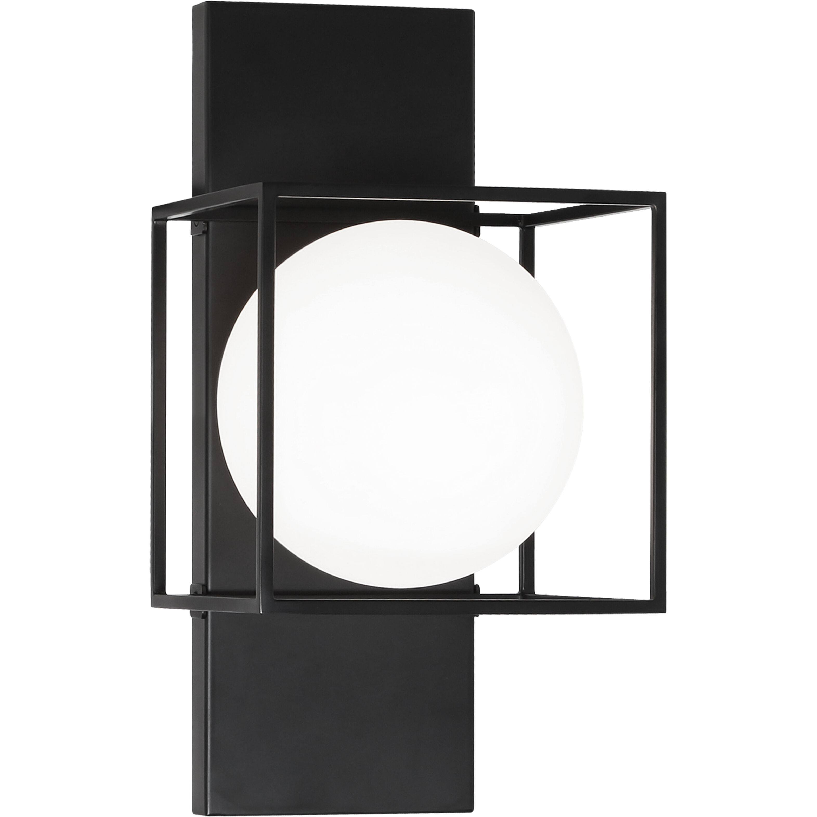 Squircle 1 Light 6.75 inch Black Wall Sconce Wall Light
