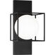 Squircle 1 Light 6.75 inch Black Wall Sconce Wall Light
