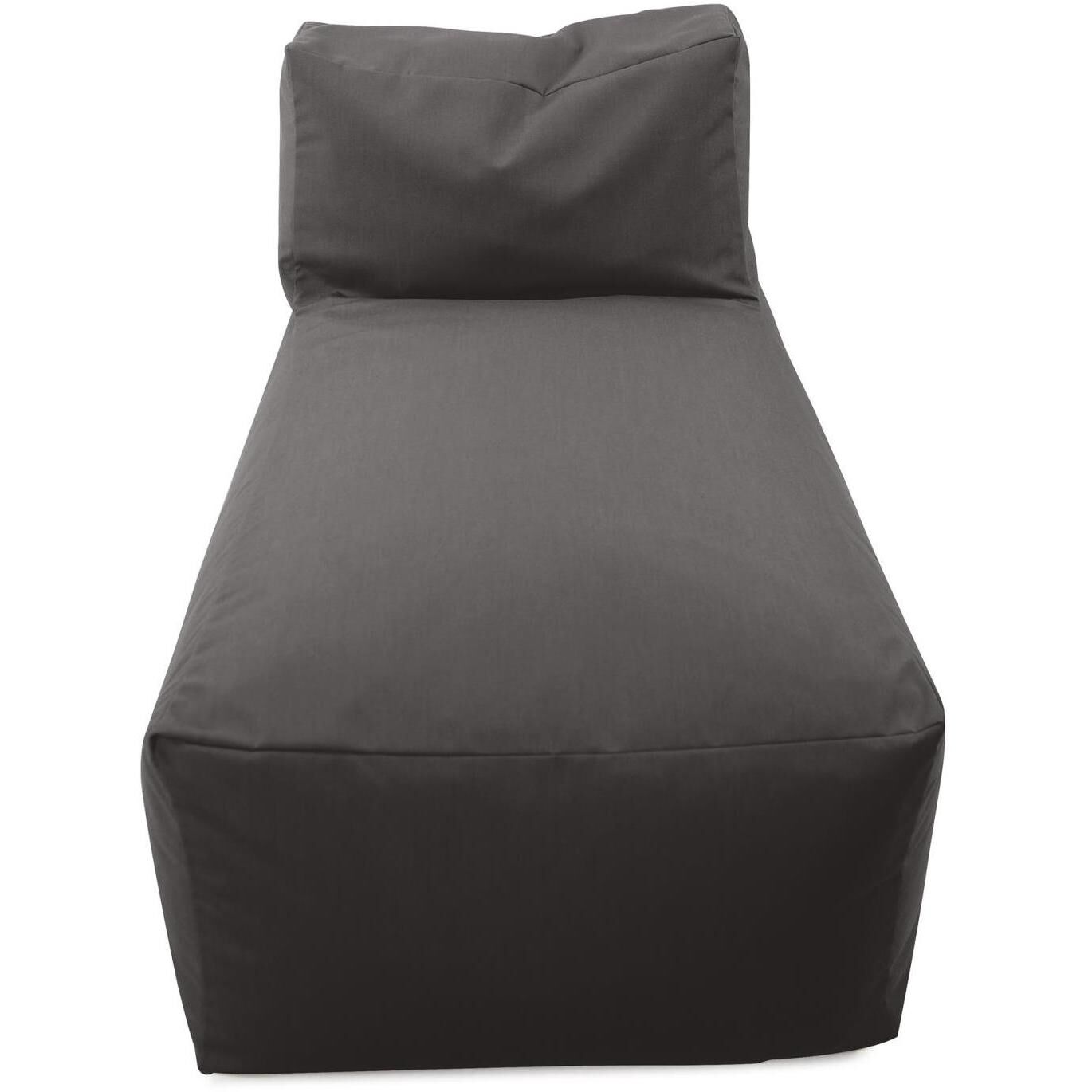 Seascape Charcoal Outdoor Pouf Lounge