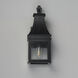 Bramwell VX 1 Light 17.75 inch Black Patina Outdoor Wall Mount