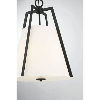 Savoy House 7-1875-3-89 Mansfield 3 Light 18 inch Matte Black Pendant ...