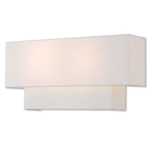 Claremont 2 Light 16 inch Brushed Nickel ADA ADA Wall Sconce Wall Light