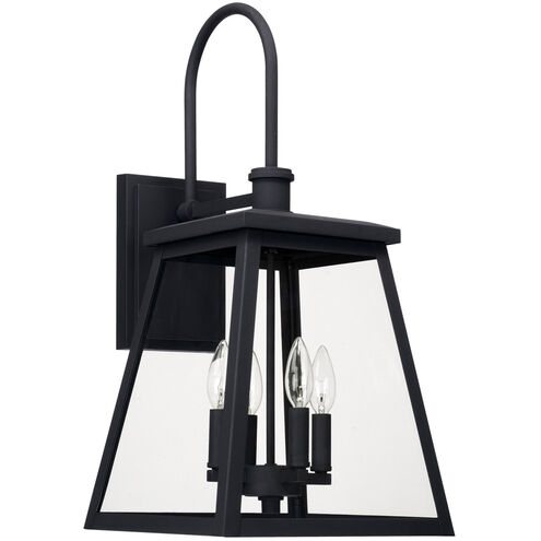 Belmore 4 Light 24 inch Black Outdoor Wall Lantern