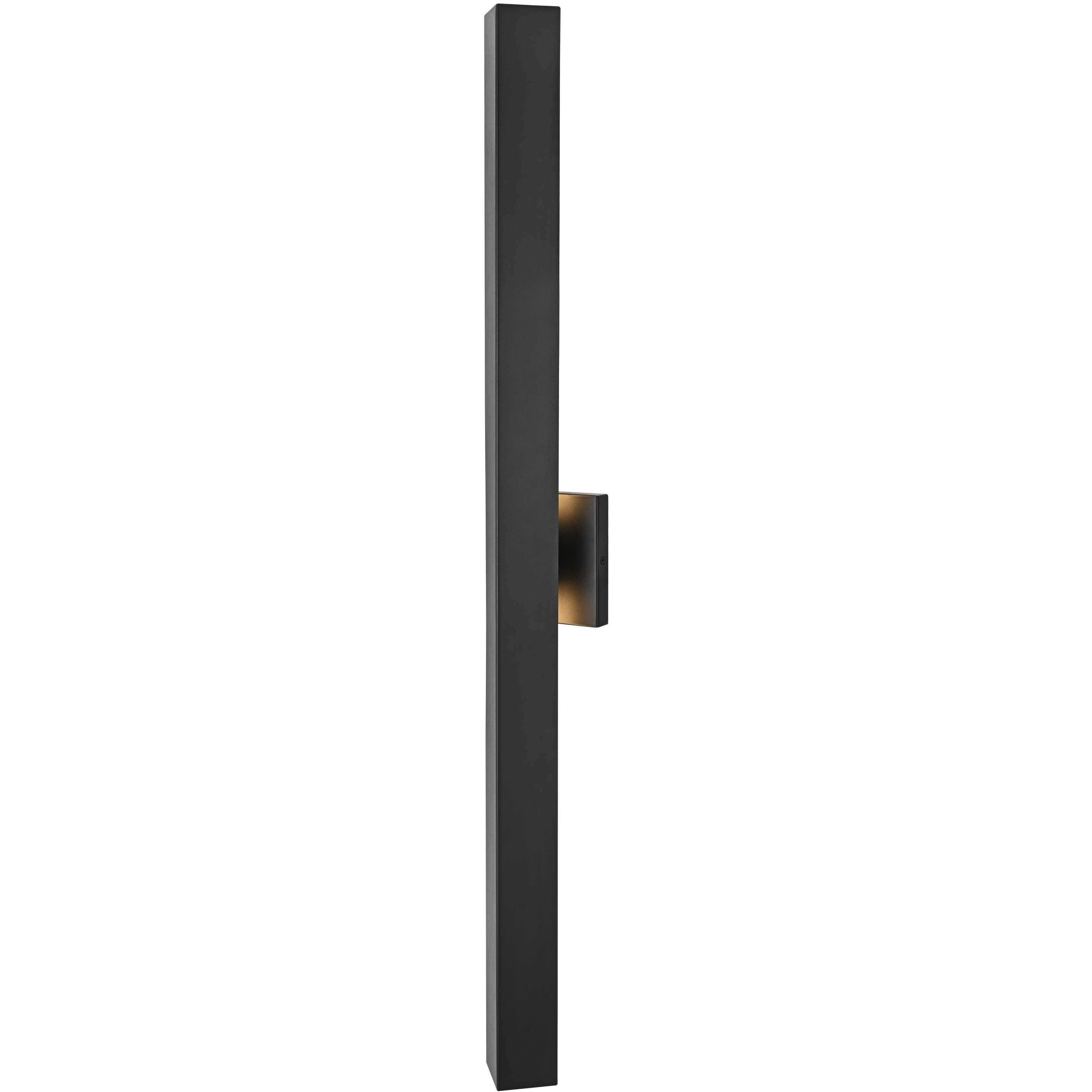 Troy 2 Light 38 inch Black Outdoor Wall Sconce