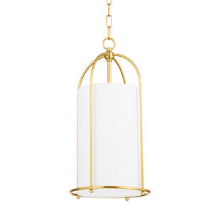Orlando 1 Light 11 inch Aged Brass Pendant Lantern Ceiling Light, Small