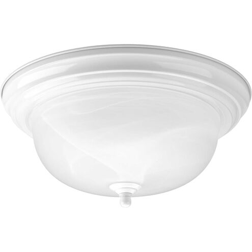 Adelmo 2 Light 13 inch White Flush Mount Ceiling Light 