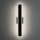 Obsidian LED 23.63 inch Sand Black Outdoor Wall