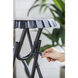 Anita 57.5 X 39.8 inch Black Side Table