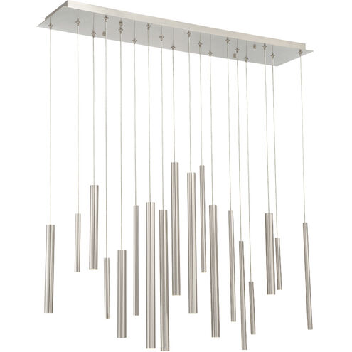 Santana LED 10 inch Satin Nickel Chandelier Ceiling Light