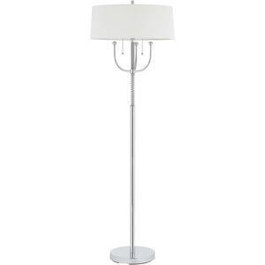 Lesina 63 inch 60 watt Chrome Floor Lamp Portable Light