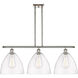 Ballston Ballston Dome LED 38.5 inch Polished Nickel Island Light Ceiling Light in Clear Glass